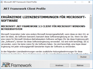 .NET-Stup starten
